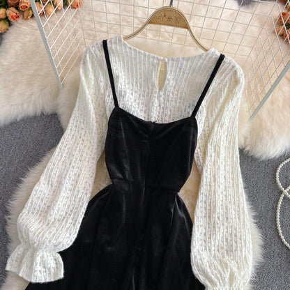 Lovely Two-piece Dress A Line Fashion Dress RF0263