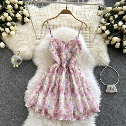 Cute Floral Short Dress Fashion Dress RF0262