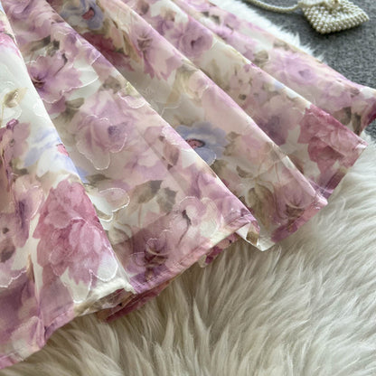 Cute Floral Short Dress Fashion Dress RF0262