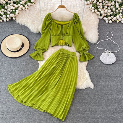Stylish Two Pieces Dress A Line Fashion Dress RF0218