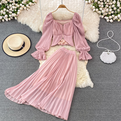 Stylish Two Pieces Dress A Line Fashion Dress RF0218