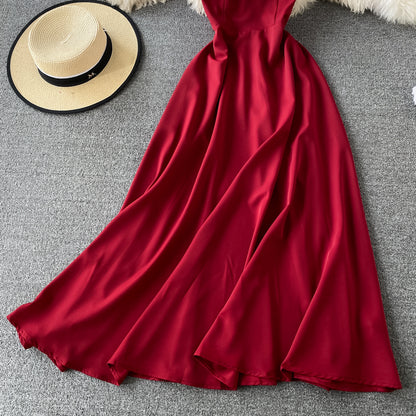 Simple V Neck Short Dress A Line Fashion Dress RF0210