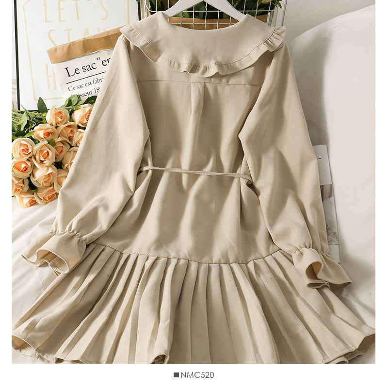 Sweet Long Sleeve A Line Dress Fashion Dress RF0193