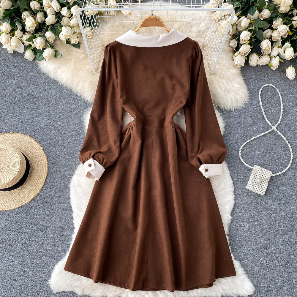 Lovely Bow-knot Long-sleeved Dress RF0192