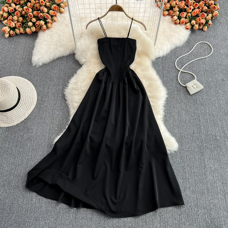Black A Line Off Shoulder Dress Fashion Dress RF0184
