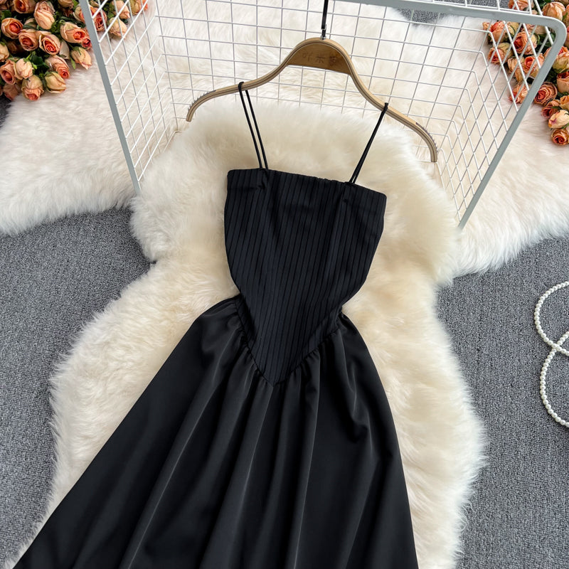 Black A Line Off Shoulder Dress Fashion Dress RF0184
