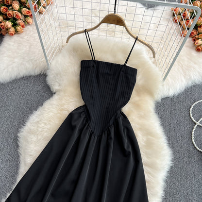 Black A Line Off Shoulder Dress Fashion Dress RF0184