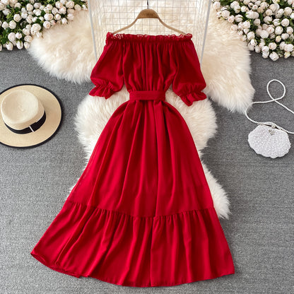Simple Chiffon Short A Line Dress Fashion Dress RF0183
