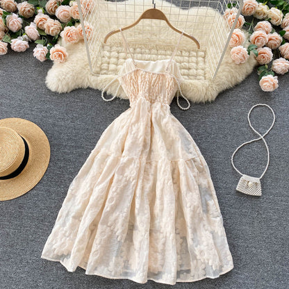 Sweet A Line Spaghetti Dress Fashion Dress RF0170