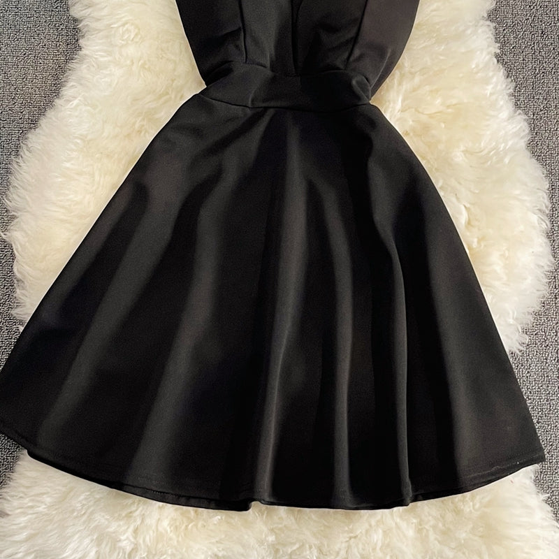 Cute A Line Short Dress One Shoulder Dress RF0168
