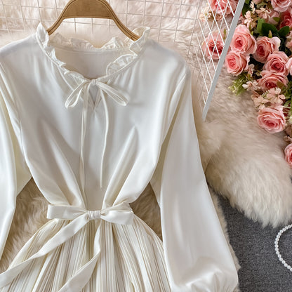 Cute A Line Short Dress Long Sleeve Fashion Dress RF0166