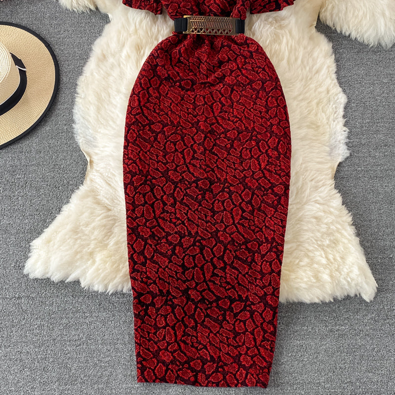 Stylish V Neck Short Dress Fashion Women Dress RF0165