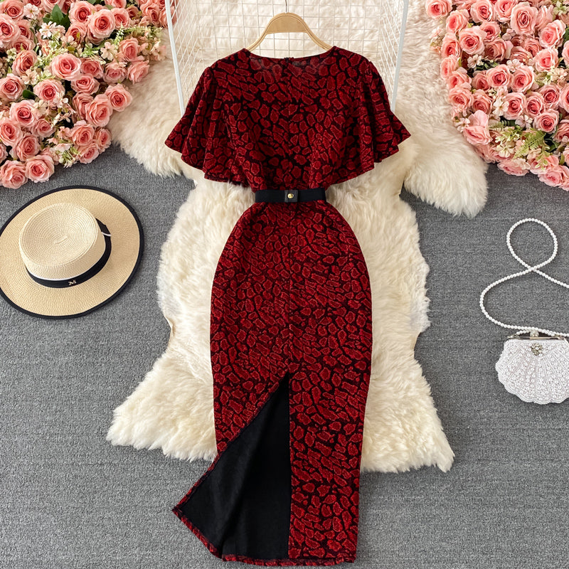 Stylish V Neck Short Dress Fashion Women Dress RF0165