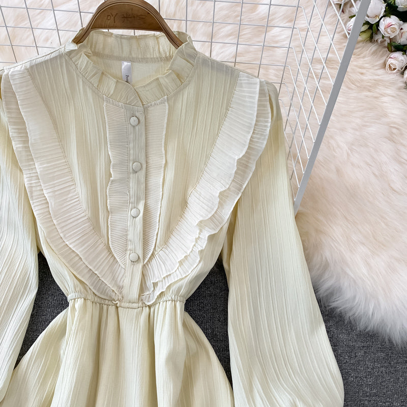 Sweet A Line Chiffon Short Dress Fashion Dress RF0159