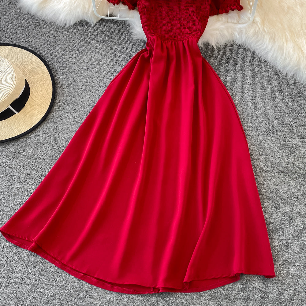 Cute A Line Off Shoulder Dress Short Dress RF0126