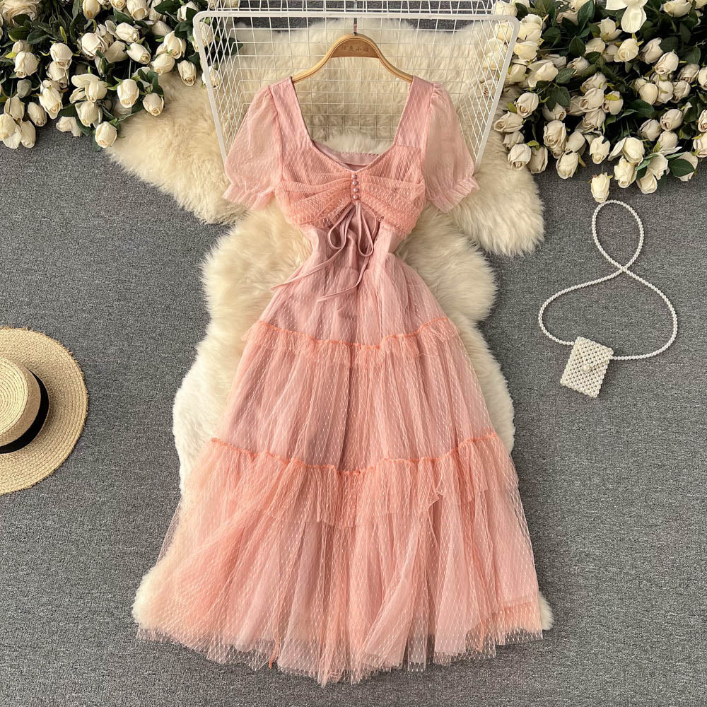 Cute Tulle Short Dress A Line Fashion Dress RF0124