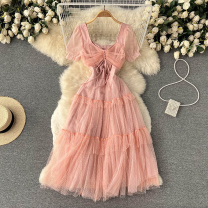 Cute Tulle Short Dress A Line Fashion Dress RF0124