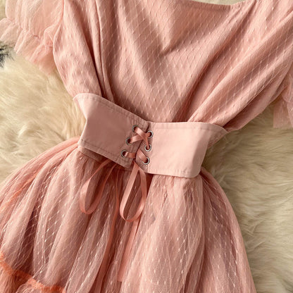 Cute Tulle Short Dress A Line Fashion Dress RF0124