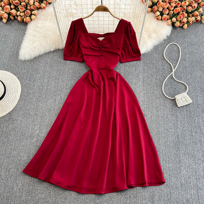 Cute Bow A Line Short Dress Fashion Dress RF0123