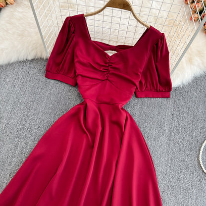 Cute Bow A Line Short Dress Fashion Dress RF0123