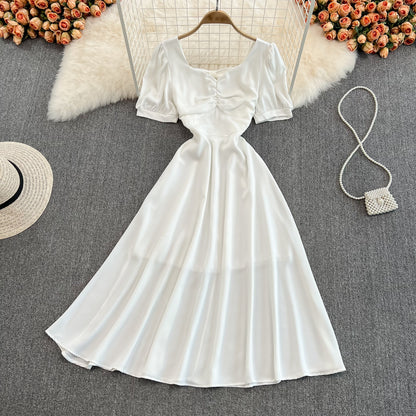 Cute Bow A Line Short Dress Fashion Dress RF0123