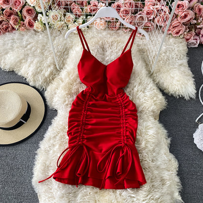 Sexy V Neck Short Dress Fashion Dress RF0117