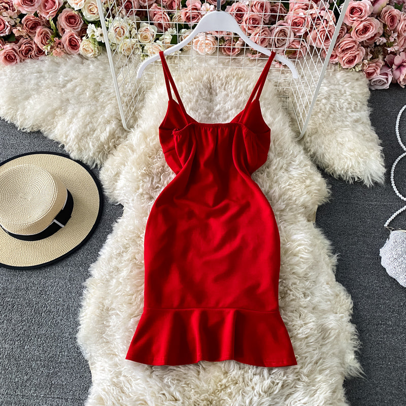 Sexy V Neck Short Dress Fashion Dress RF0117