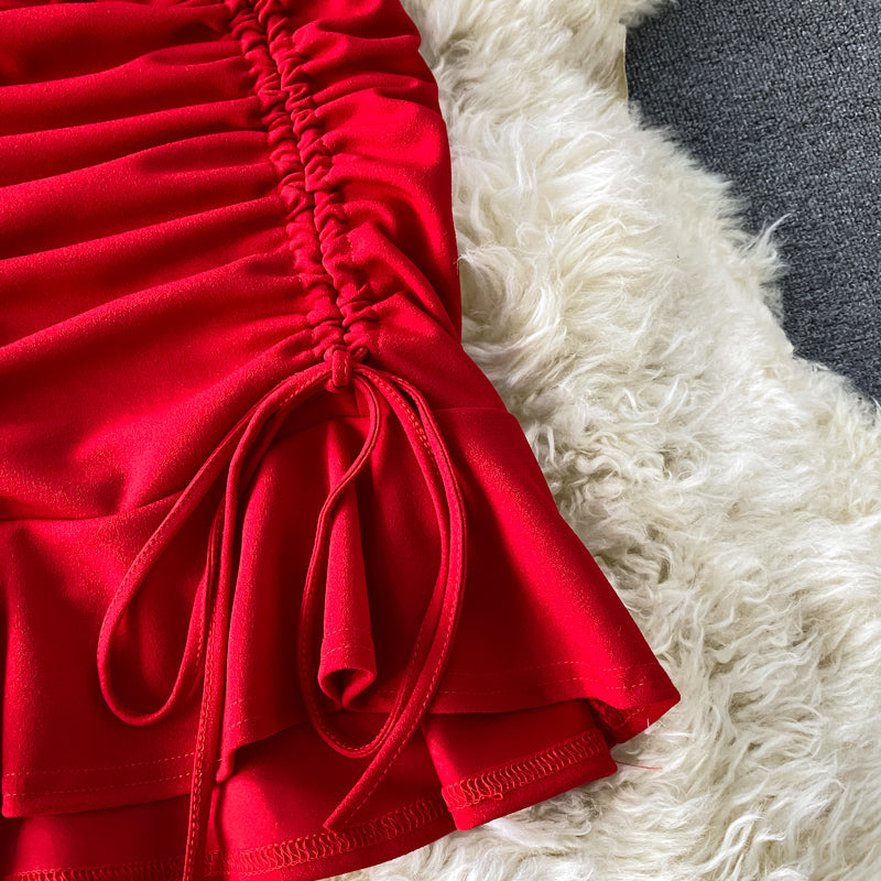 Sexy V Neck Short Dress Fashion Dress RF0117