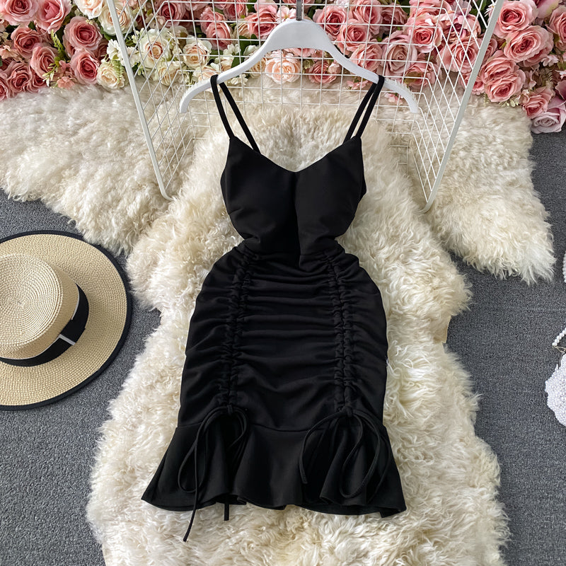 Sexy V Neck Short Dress Fashion Dress RF0117