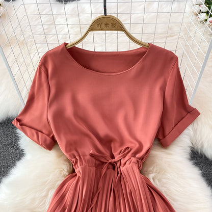 Cute Color Block A Line Dress Fashion Dress RF0086