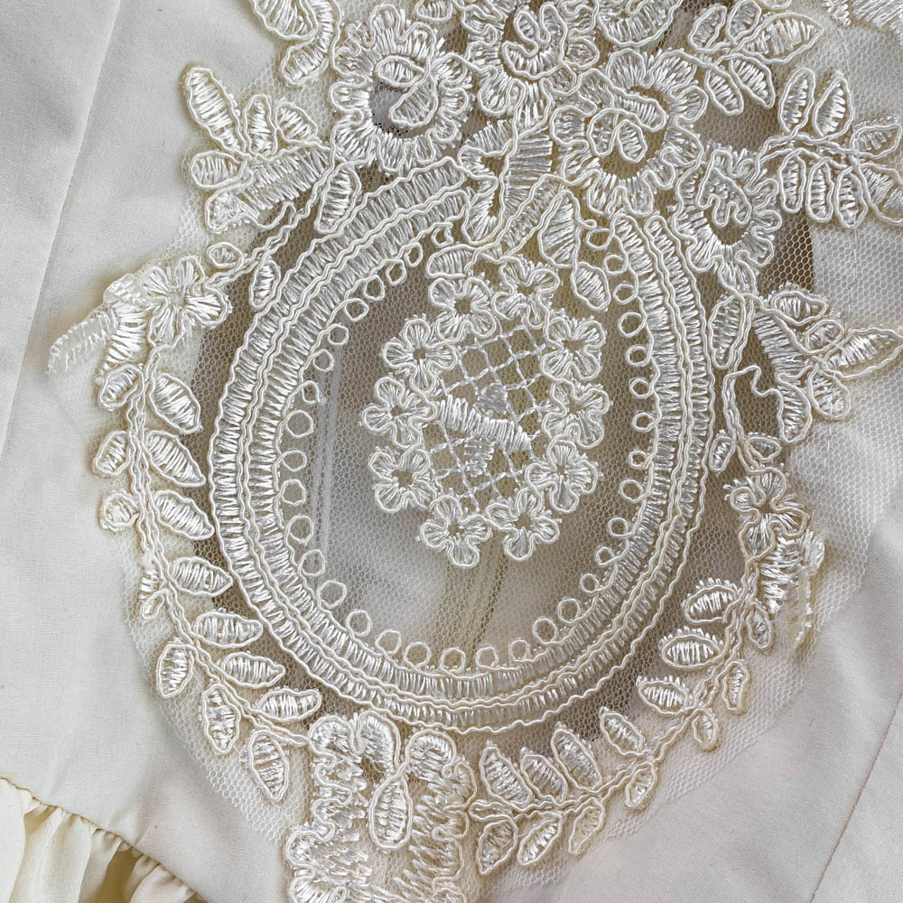 Champagne Lace Short A Line Dress Fashion Dress RF0084