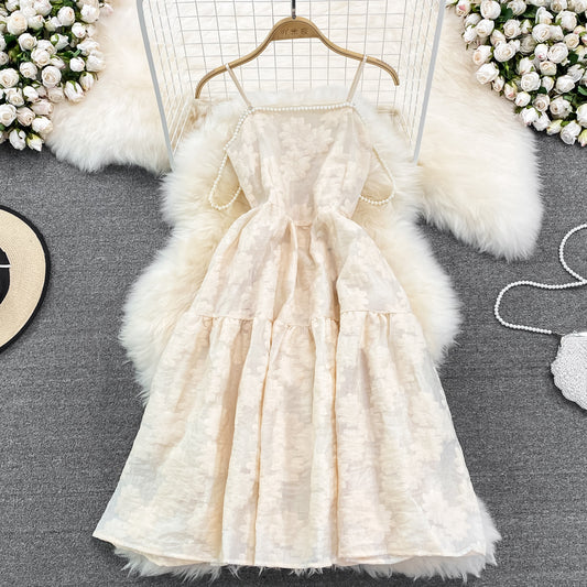 Champagne A Line Short Dress Fashion Dress RF0083
