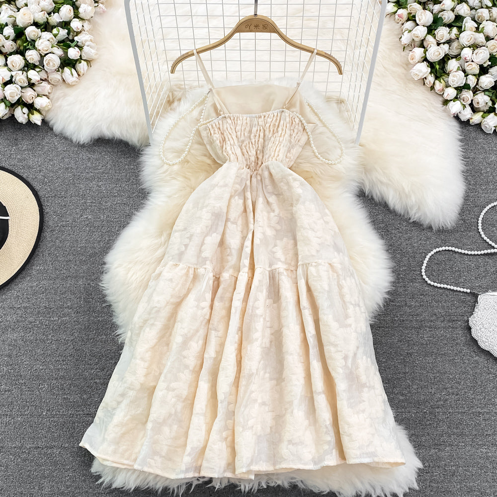 Champagne A Line Short Dress Fashion Dress RF0083
