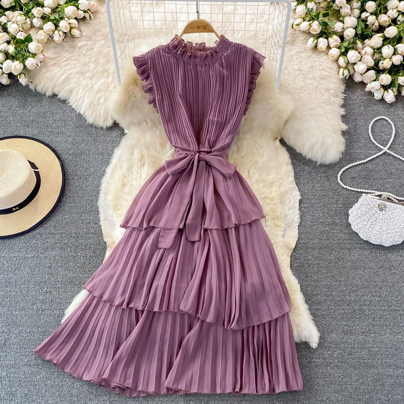 Simple Chiffon Short A Line Dress Fashion Dress RF0081