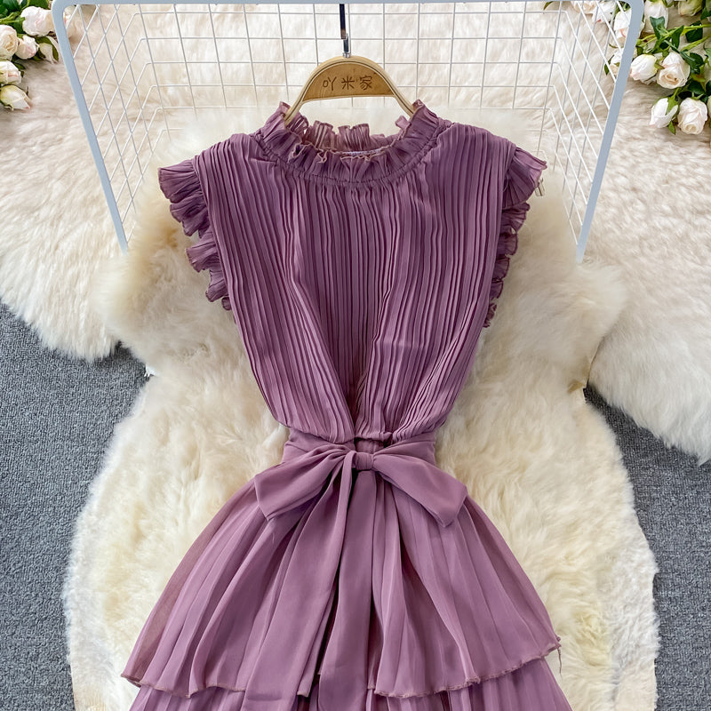 Simple Chiffon Short A Line Dress Fashion Dress RF0081