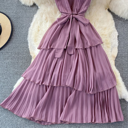 Simple Chiffon Short A Line Dress Fashion Dress RF0081