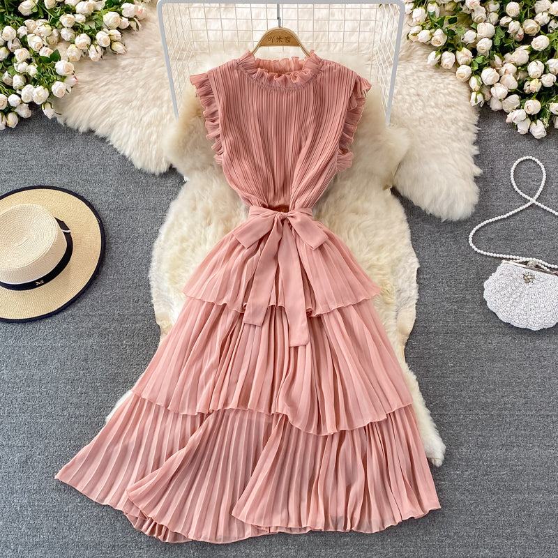 Simple Chiffon Short A Line Dress Fashion Dress RF0081