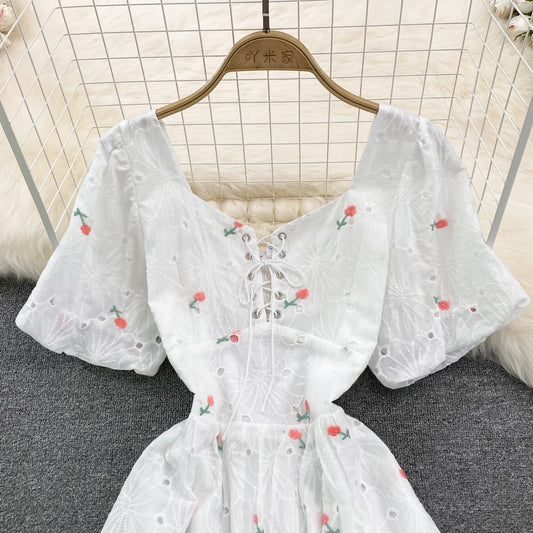 Cute Floral A Line Dress Fashion Dress RF0080