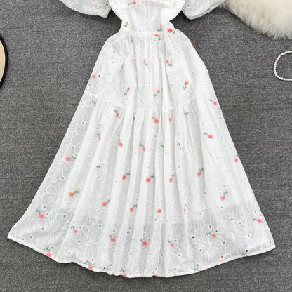 Cute Floral A Line Dress Fashion Dress RF0080