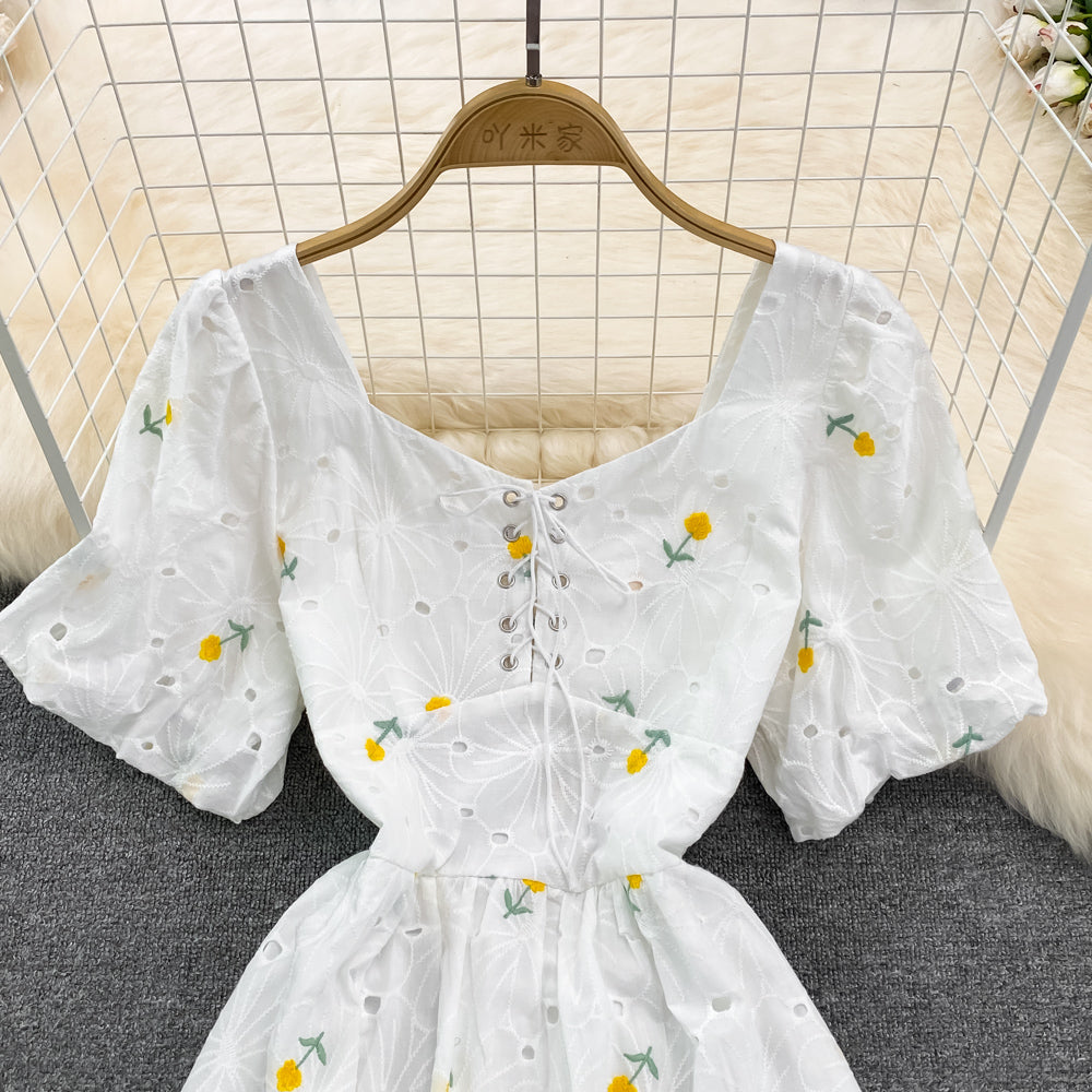 Cute Floral A Line Dress Fashion Dress RF0080