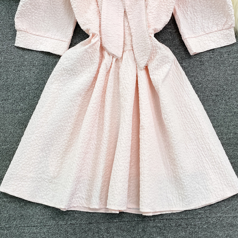 Sweet Bow Short Dress A Line Fashion Dress RF0079