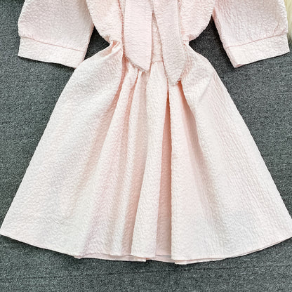 Sweet Bow Short Dress A Line Fashion Dress RF0079