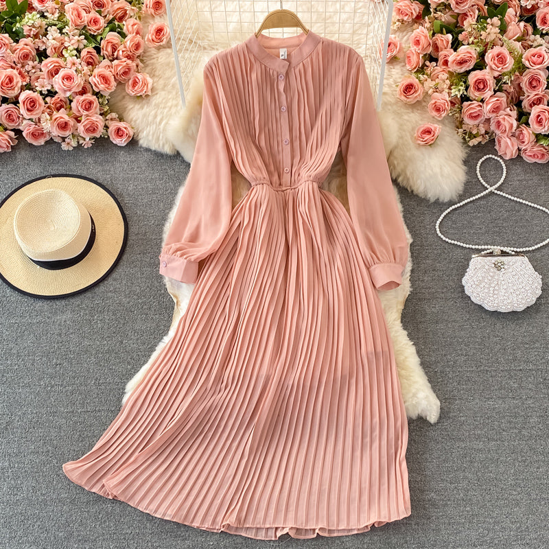 Cute A Line Long Sleeve Dress Fashion Girl Dress RF0073