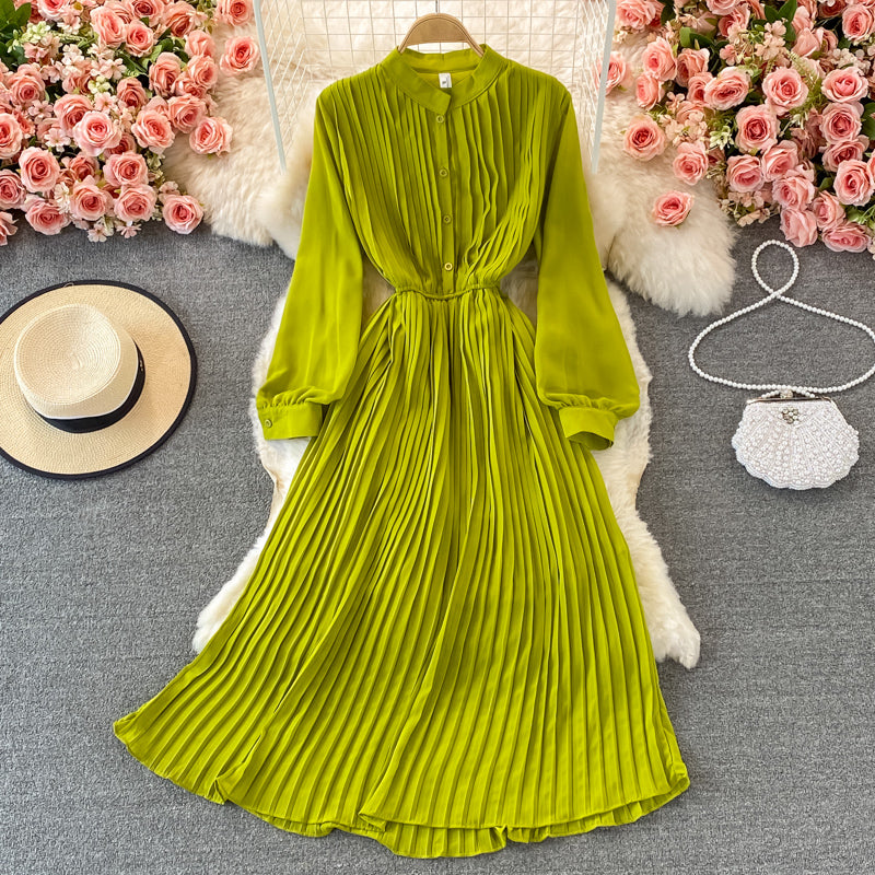 Cute A Line Long Sleeve Dress Fashion Girl Dress RF0073