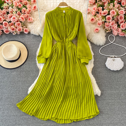 Cute A Line Long Sleeve Dress Fashion Girl Dress RF0073