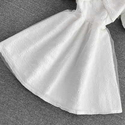 Simple A Line Bow Dress Fashion Girl Dress RF0070