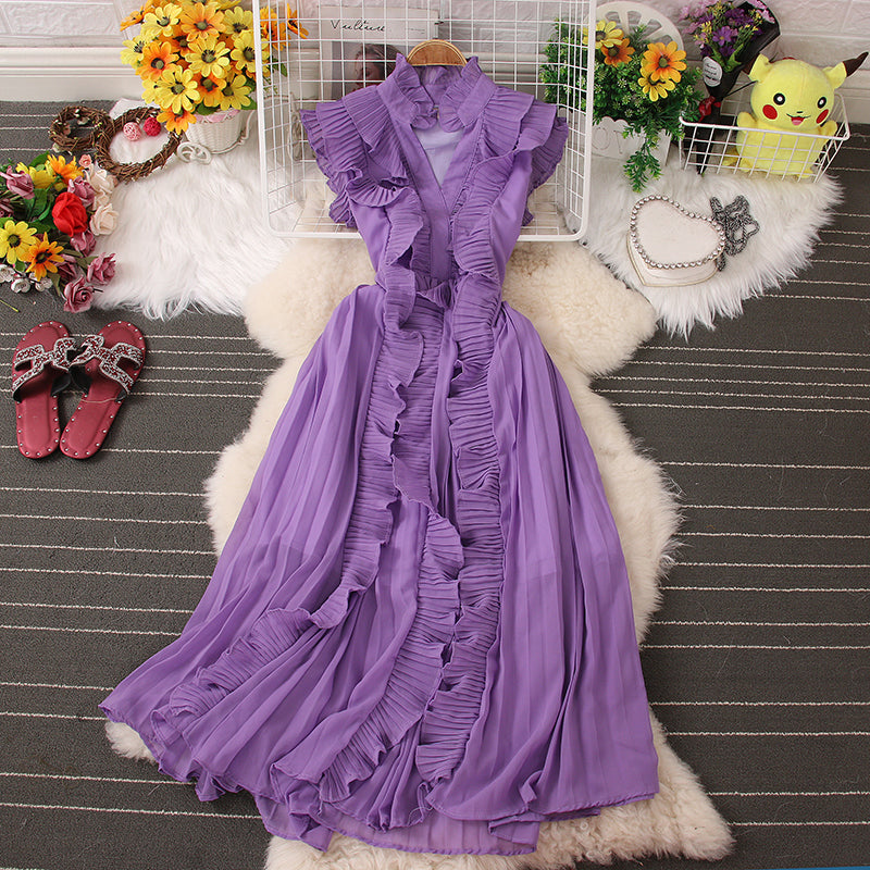 Cute V Neck Dress A Line Fashion Dress RF0069
