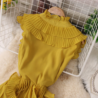 Cute V Neck Dress A Line Fashion Dress RF0069