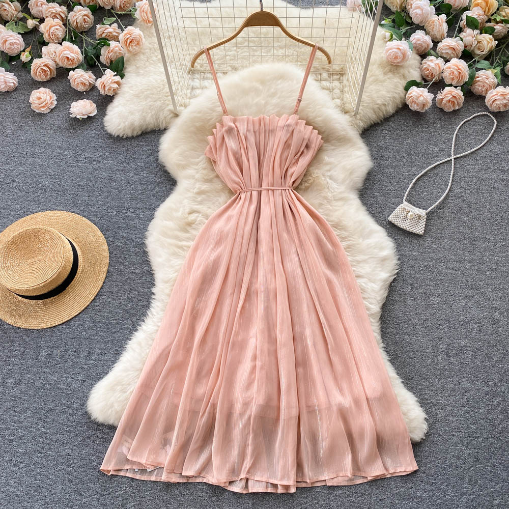 Pink A Line Short Dress Fashion Dress RF0068