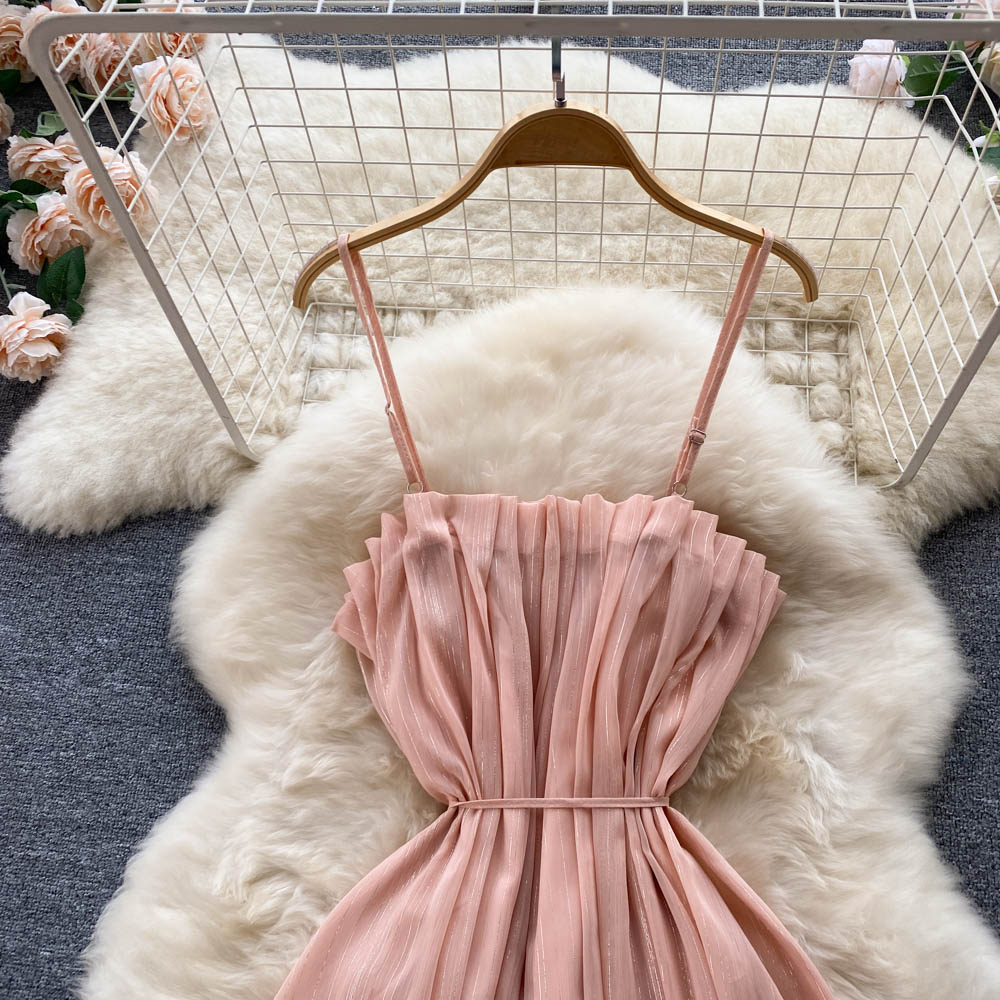 Pink A Line Short Dress Fashion Dress RF0068
